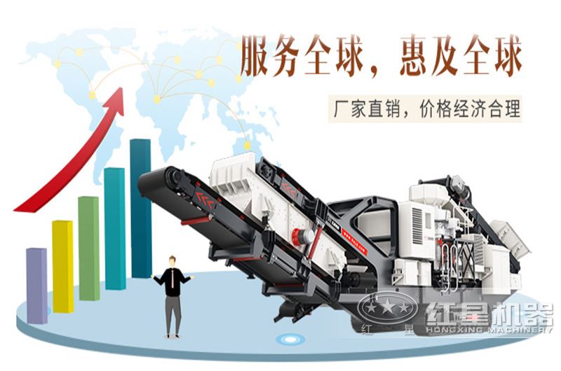 千亿国际平台时产200吨移动式碎石机